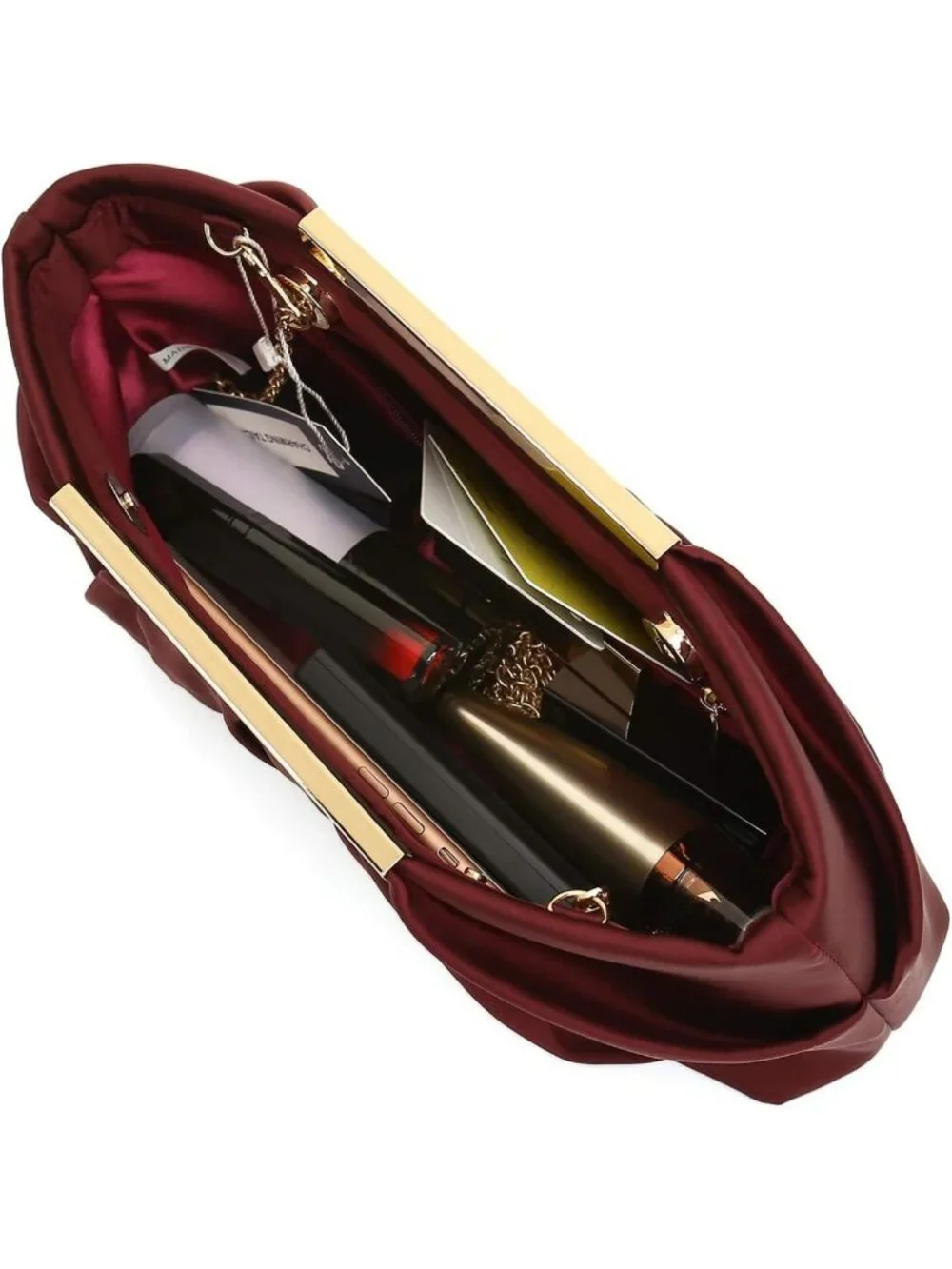 Elegant Pleated Satin Clutch Evening Bag | Classy Formal Handbag for Women